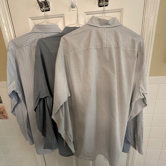 Lot of 3 Nordstrom Men’s Dress Shirts - Size 17-36 Tailored Fit - Picture 7 of 7